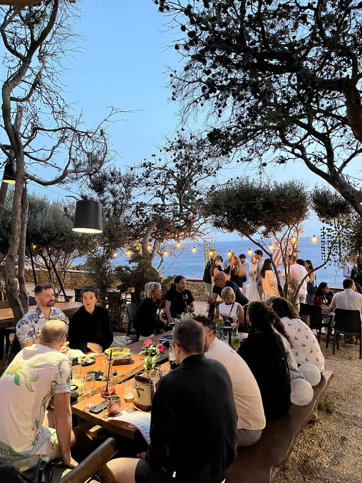 Evento corporativo na Palaphita